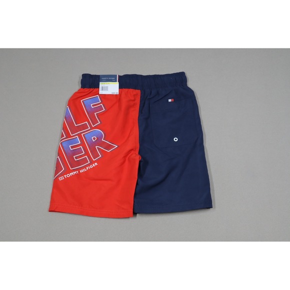 Tommy Hilfiger Big Boys Exploded Drawstring Board Shorts - Navy Blazer - Size M - Picture 3 of 6